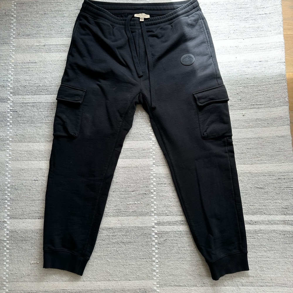 Burberry Men's Black Cargo Pants
